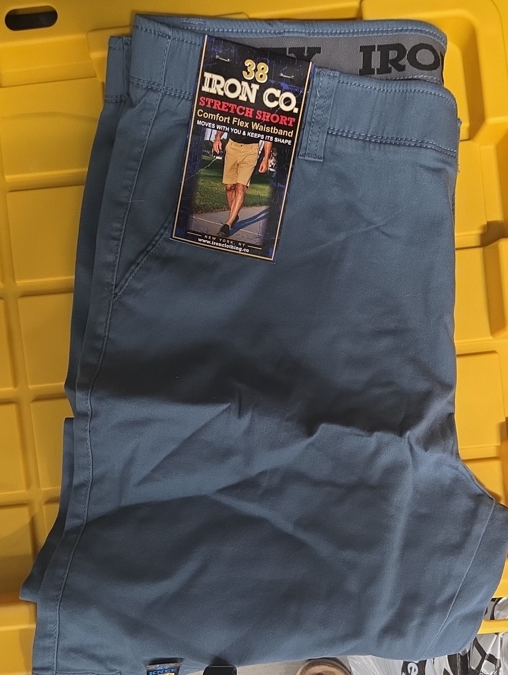 Men's Stretch Shorts - Slate Blue